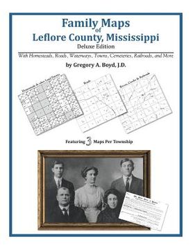 portada Family Maps of Leflore County, Mississippi (en Inglés)