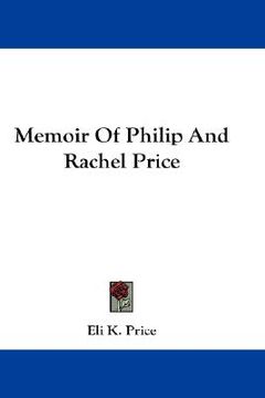 portada memoir of philip and rachel price (en Inglés)