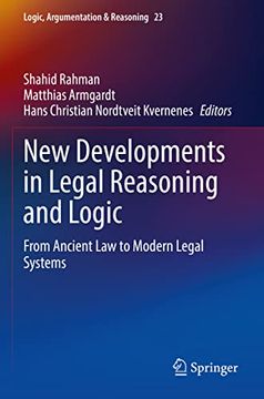 portada New Developments in Legal Reasoning and Logic: From Ancient Law to Modern Legal Systems (en Inglés)