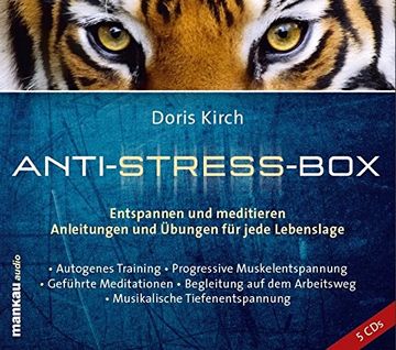 portada Anti-Stress-Box. Entspannen und Meditieren, 5 Audio-Cds: Anleitungen und Übungen für Jede Lebenslage (en Alemán)