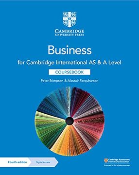 portada Cambridge International as & a Level Business Cours With Digital Access (2 Years) (en Inglés)