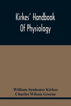 portada Kirkes' Handbook Of Physiology (en Inglés)