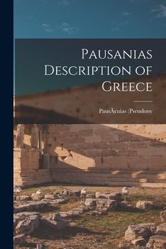 portada Pausanias Description of Greece (in English)