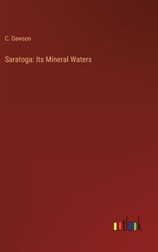 portada Saratoga: Its Mineral Waters (en Inglés)