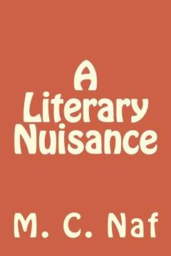 portada A Literary Nuisance (en Inglés)