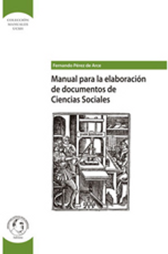 portada Manual Para Elaboracion de Documentos de Ciencias Sociales