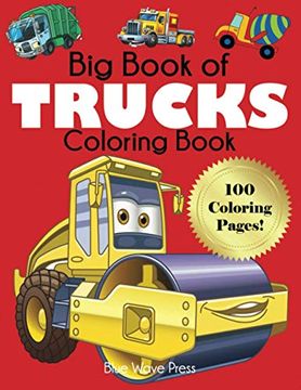 portada Big Book of Trucks Coloring Book (en Inglés)