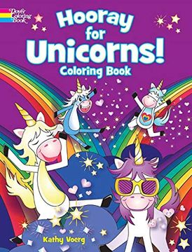 portada Hooray for Unicorns! Coloring Book (en Inglés)