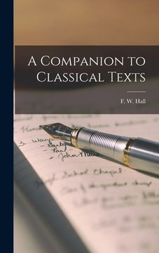 portada A Companion to Classical Texts (en Inglés)