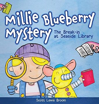 portada The Break-In at Seaside Library (Millie Blueberry Mystery) (en Inglés)