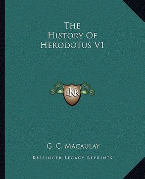 portada the history of herodotus v1 (en Inglés)