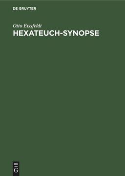 portada Hexateuch-Synopse (en Alemán)