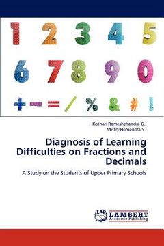 portada diagnosis of learning difficulties on fractions and decimals (in English)