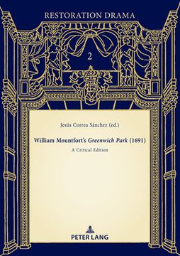 portada William Mountfort's Greenwich Park (1691): A Critical Edition (in English)