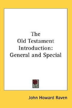 portada the old testament introduction: general and special (en Inglés)