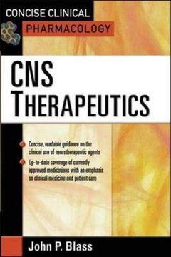 portada Cns Therapeutics (Concise Clinical Pharmacology) 