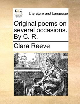 portada original poems on several occasions. by c. r. (en Inglés)