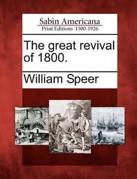portada the great revival of 1800. (en Inglés)