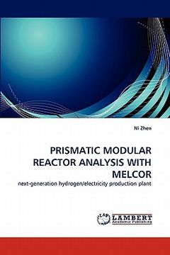 portada prismatic modular reactor analysis with melcor (en Inglés)