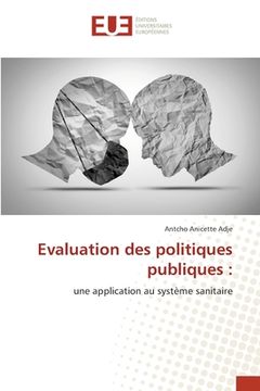 portada Evaluation des politiques publiques (en Francés)