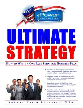 portada Ultimate Strategy: How to Write a One Page Strategic Business Plan (en Inglés)
