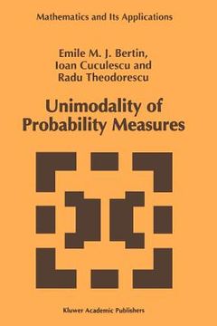 portada unimodality of probability measures (en Inglés)