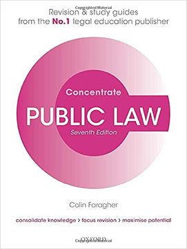 portada Public law Concentrate: Law Revision and Study Guide (en Inglés)