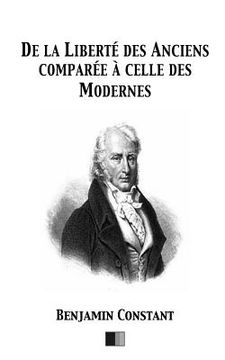 portada De la Liberté des Anciens comparée à celle des Modernes (in French)