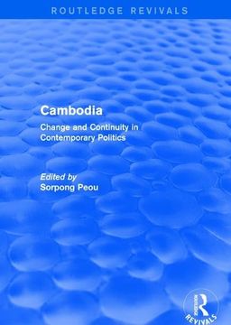 portada Cambodia: Change and Continuity in Contemporary Politics (en Inglés)