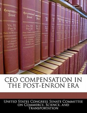portada ceo compensation in the post-enron era (in English)