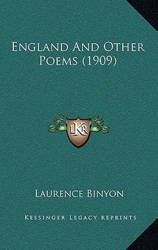 portada england and other poems (1909) (en Inglés)