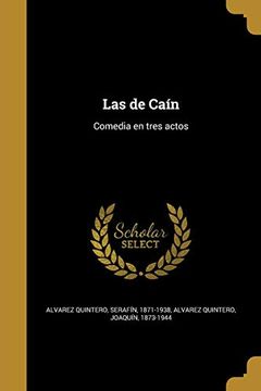 portada Las de Caín: Comedia en Tres Actos (in Spanish)