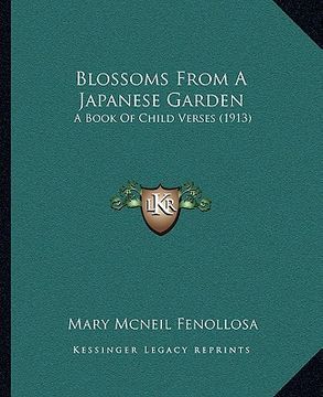 portada blossoms from a japanese garden: a book of child verses (1913) (en Inglés)