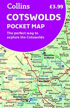 portada Cotswolds Pocket Map: The Perfect way to Explore the Cotswolds (en Inglés)