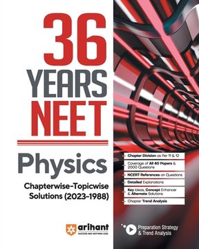 portada 36 Years' Chapterwise Topicwise Solutions NEET Physics 1988-2023