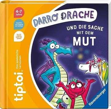 portada Tiptoi Darro Drache und die Sache mit dem mut (en Alemán)