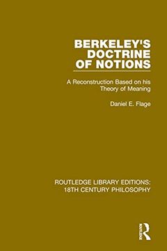 portada Berkeley's Doctrine of Notions: A Reconstruction Based on his Theory of Meaning (Routledge Library Editions: 18Th Century Philosophy) 