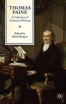 portada Thomas Paine: A Collection of Unknown Writings (in English)