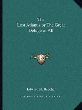 portada the lost atlantis or the great deluge of all (en Inglés)