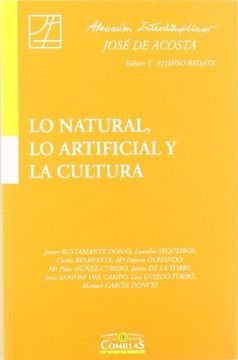 portada Lo Natural, Lo Artificial Y La Cultura (in Spanish)