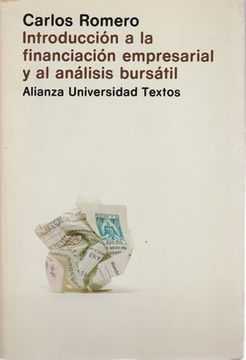 portada IntroduccióN a la FinanciacióN Empresarial y al AnáLisis BursáTil