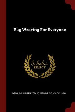 portada Rug Weaving For Everyone (en Inglés)
