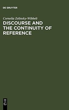 portada Discourse and the Continuity of Reference (en Inglés)