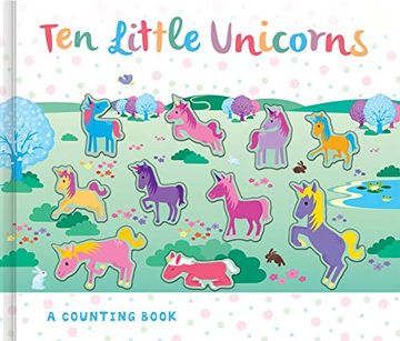 portada Ten Little Unicorns (3d Counting to ten Books) 