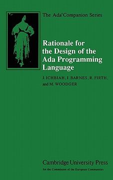 portada Rationale for the Design of the ada Programming Language Hardback (The ada Companion Series) (in English)