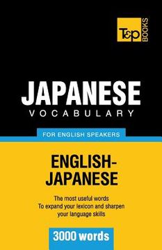portada Japanese vocabulary for English speakers - 3000 words (en Inglés)