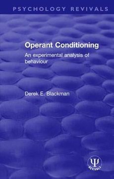 portada Operant Conditioning: An Experimental Analysis of Behaviour (Psychology Revivals) (en Inglés)