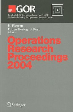 portada operations research proceedings: selected papers of the annual international conference of the german operations research society (gor). jointly organ (en Inglés)
