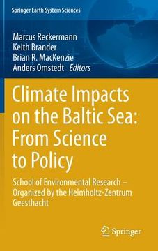 portada climate impacts on the baltic sea (en Inglés)