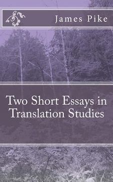 portada Two Short Essays in Translation Studies (en Inglés)